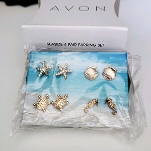 Seaside 4 Pair Earring Set